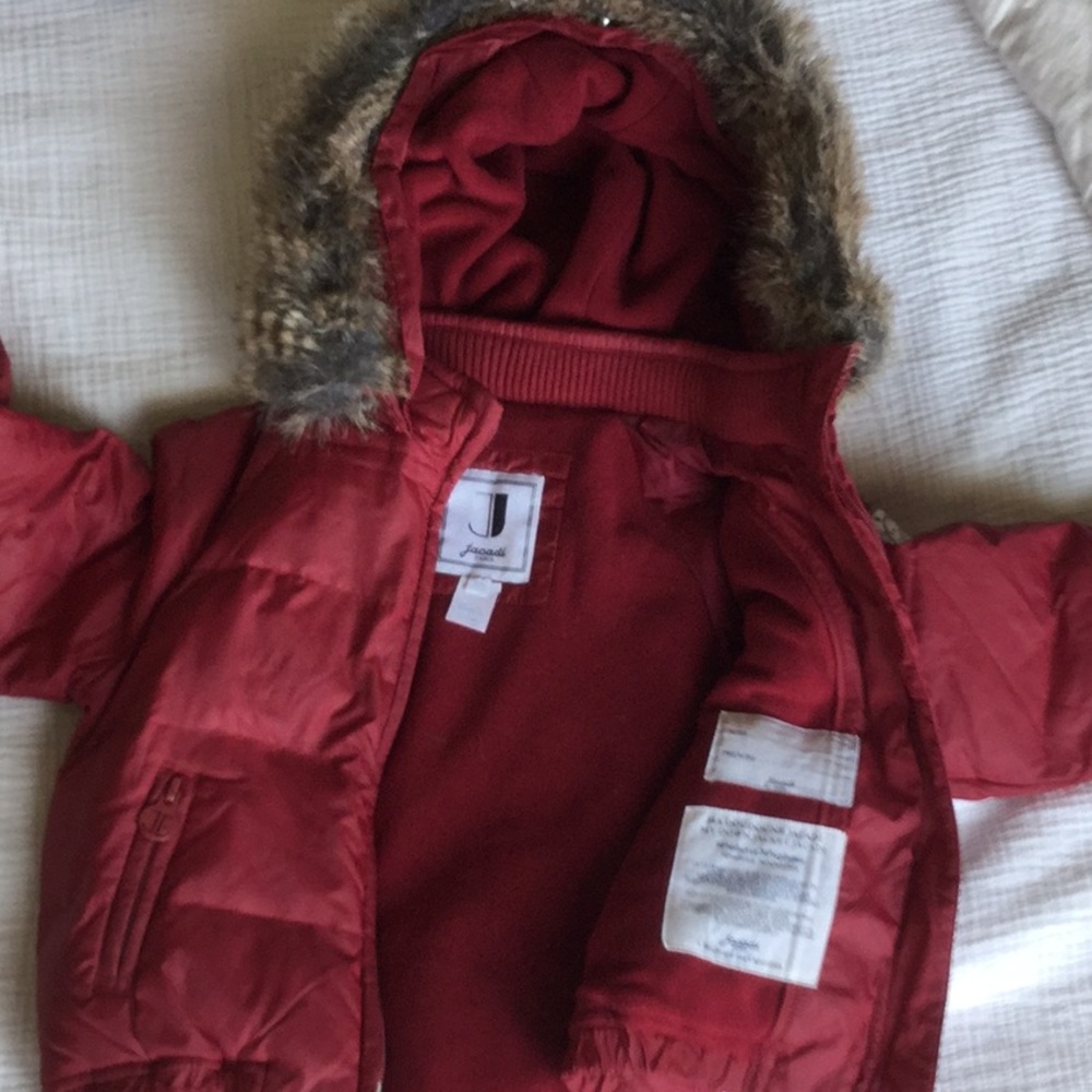 Jacadi Red puffer jacket